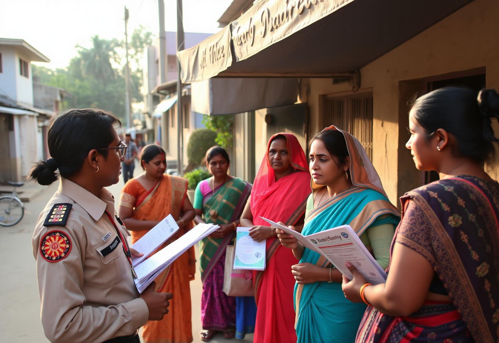 Community mobilisation outreach in an Indian neighbourhood